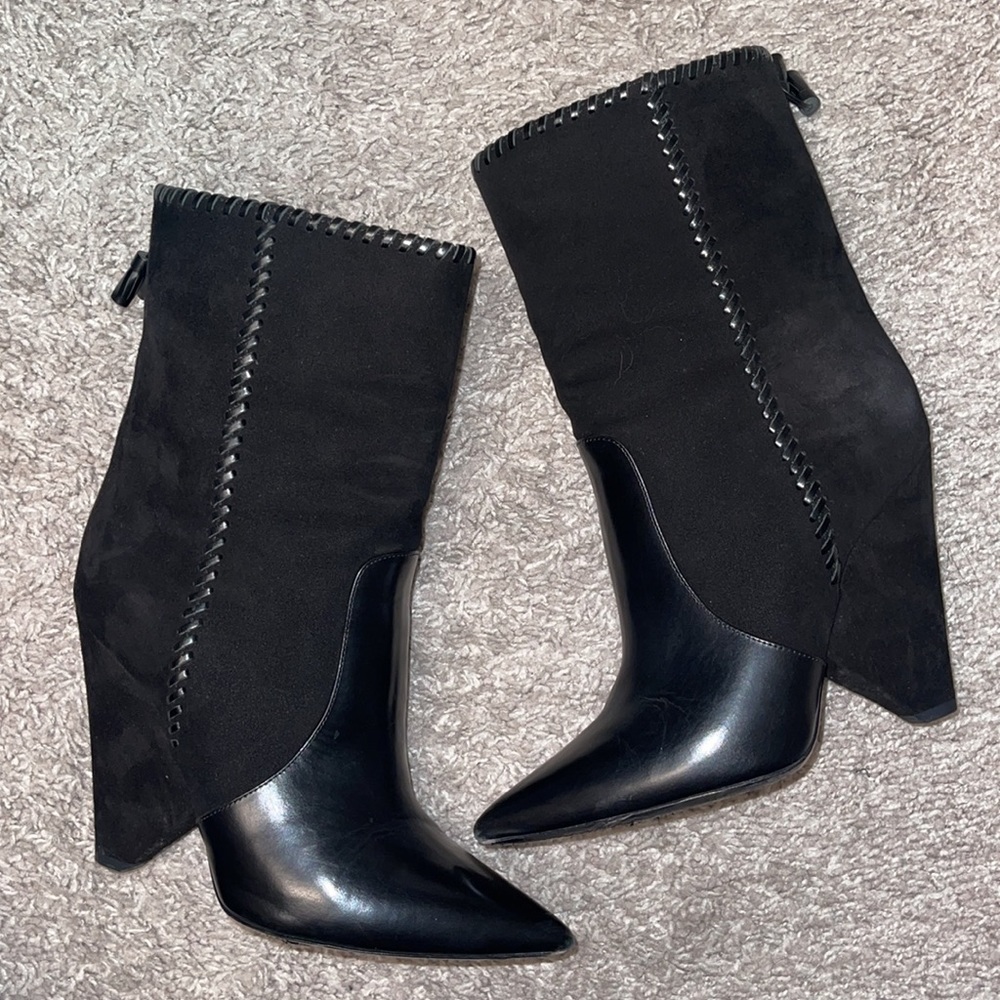 Black Saint Laurent boots